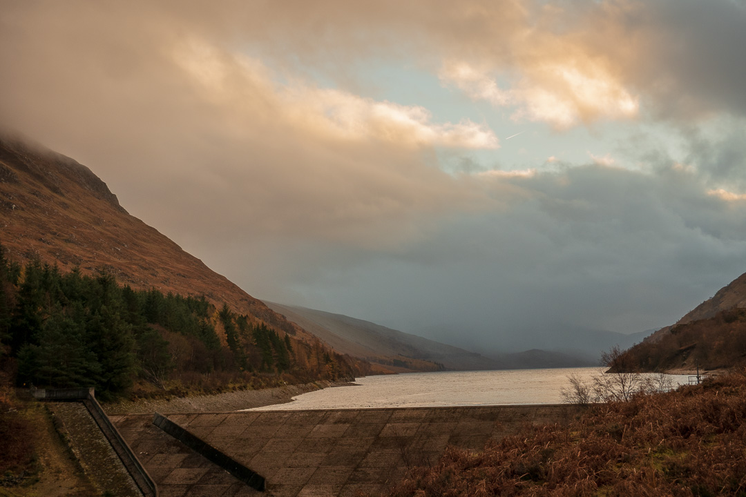 dam at end of Loch Treig